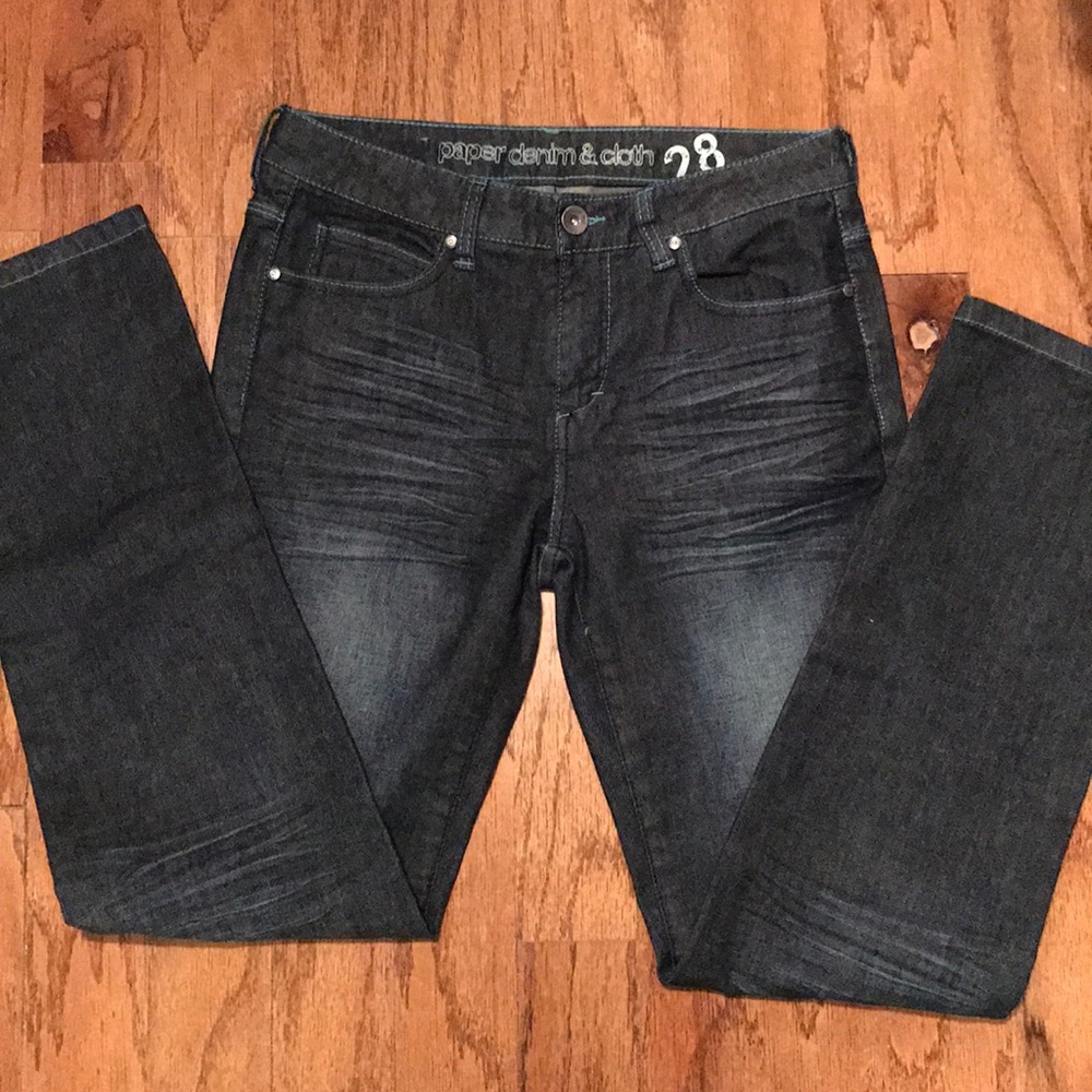😎LIKE NEW 🔥Paper demin & cloth jean